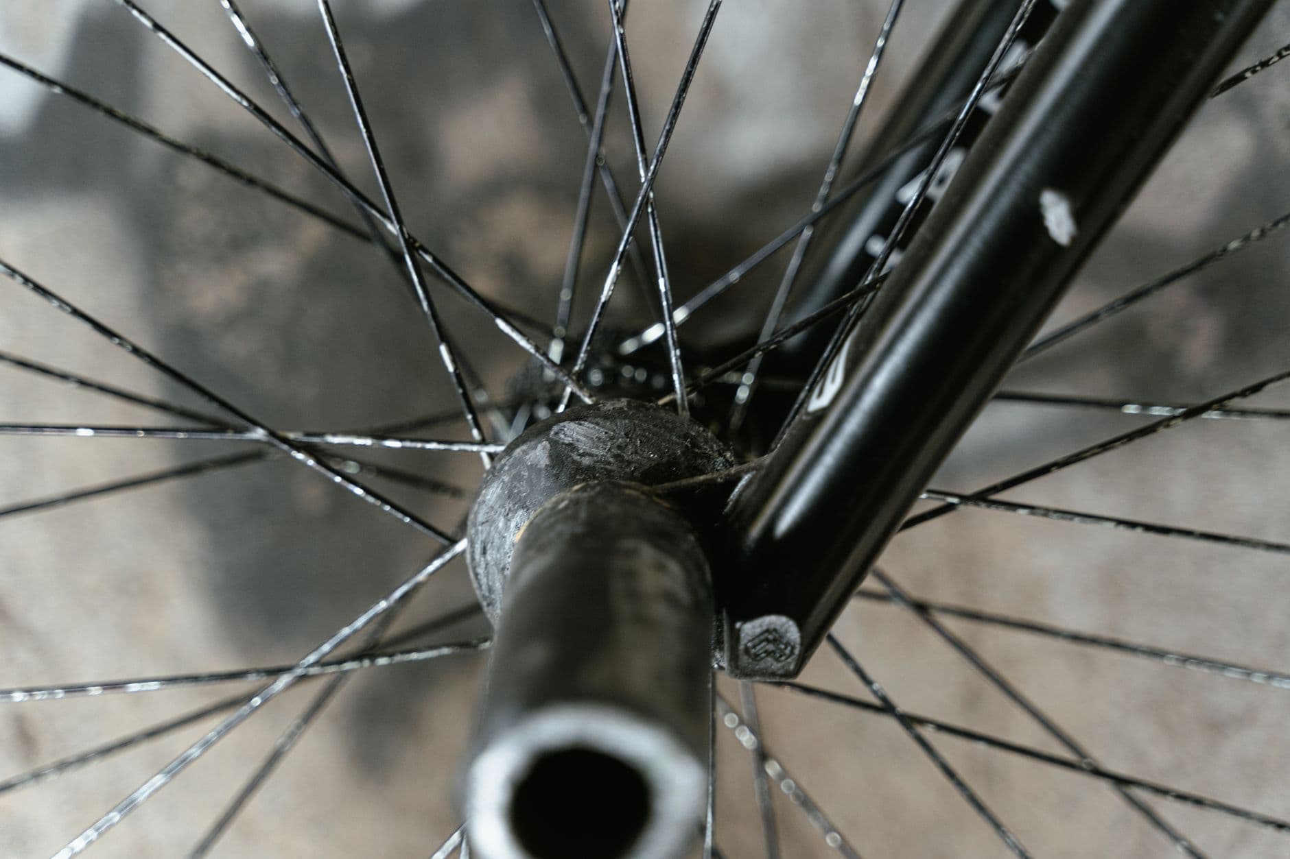 Mountain bike close up