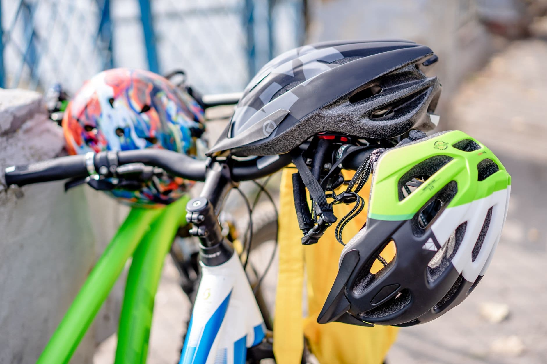 Cycling helmets and gear